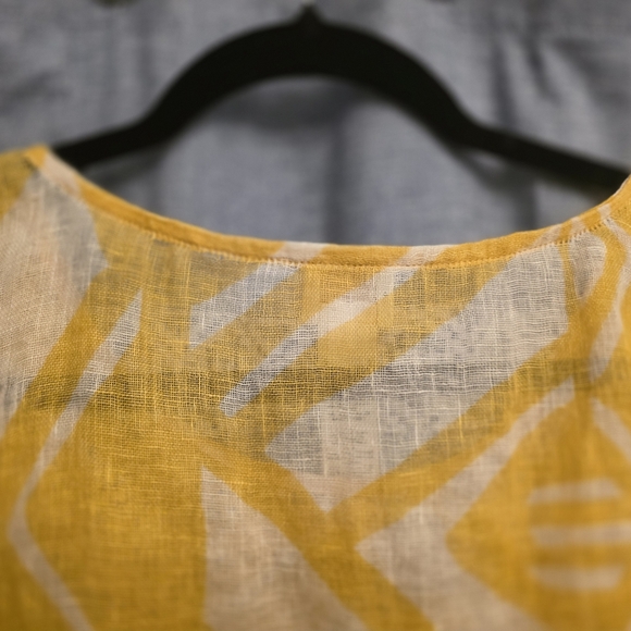 Chicos Poncho Chicos Linen Top SIZE 3 XLARGE - Picture 5 of 6